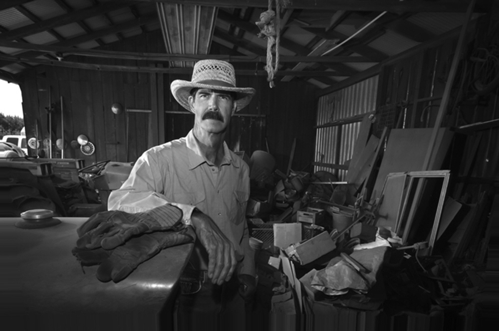 Farming sixty acres of river bottom land, this 3rd generation farmer, now leases the family ranch and works for a school district.