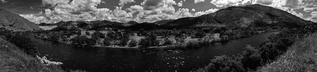 A rushing Kings heads for the flat land, below Pine Flat, which regulates the flow for recreation and agriculture.