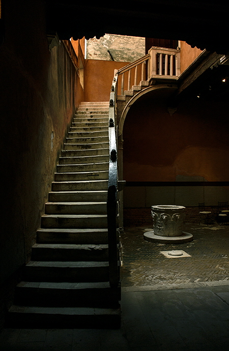 Private home entrance, Venice Italy.